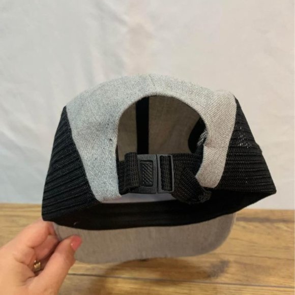 SIX hats flat brim hat. Gray/black. Adjustable. NWOT. Adult. - Picture 3 of 10